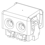 TE Connectivity 4-Way IDC Connector Socket for Surface Mount, 1-Row