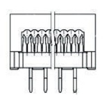 TE Connectivity 14-Way IDC Connector Plug for Cable Mount, 2-Row