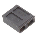 TE Connectivity Shunt Female Straight Black Open Top 2 Way 1 Row 2.54mm Pitch