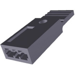 TE Connectivity, AMPMODU NOVO Shunt Female Straight Black Closed Top, Handle 2 Way 1 Row 2.54mm Pitch