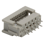 TE Connectivity 10-Way IDC Connector Plug for Cable Mount, 2-Row