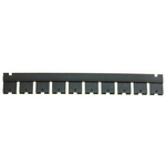 TE Connectivity, AMPMODU Shunt Female Straight Black Open Top 2 Way 1 Row 5.08mm Pitch