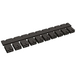 TE Connectivity, AMPMODU Shunt Female Straight Black Open Top 2 Way 1 Row 2.54mm Pitch