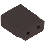 HARWIN Jumper Female Straight Black Open Top 2 Way 1 Row 2.54mm Pitch