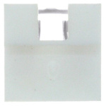 Amphenol Communications Solutions, Mini-Jump Jumper Female Straight White Open Top 2 Way 1 Row 2.54mm Pitch