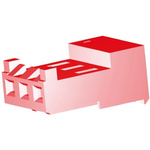 TE Connectivity 4-Way IDC Connector Socket for Cable Mount, 1-Row
