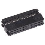 TE Connectivity 24-Way IDC Connector Socket for Cable Mount, 2-Row