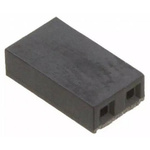 Molex, C-Grid Shunt Female Straight Black Open Top 2 Way 1 Row 2.54mm Pitch