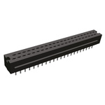 TE Connectivity 44-Way IDC Connector Plug for Panel Mount, 2-Row