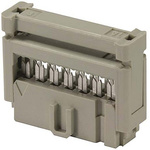 HARTING 10-Way IDC Connector Socket, 2-Row