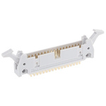 RS PRO Straight Through Hole PCB Header, 34 Contact(s), 2.54mm Pitch, Shrouded