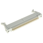 RS PRO Straight Through Hole PCB Header, 50 Contact(s), 2.54mm Pitch, Shrouded