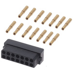 HARWIN Datamate Connector Kit Containing 14 way DIL Female Shell, Crimps