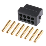 HARWIN Datamate Connector Kit Containing 8 way DIL Female Shell, Crimps