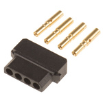 HARWIN Datamate Connector Kit Containing 4 way SIL Female Shell, Crimps