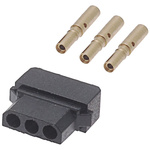 HARWIN Datamate Connector Kit Containing 3 way SIL Female Shell, Crimps