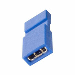 HARWIN, M50 Jumper Female Straight Blue Jumper Socket 2 Way 1 Row 1.27mm Pitch