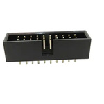 RS PRO Vertical PCB Header, 20 Contact(s), 2.54mm Pitch, 2 Row(s), Shrouded