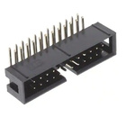 RS PRO Right Angle PCB Header, 24 Contact(s), 2.54mm Pitch, 2 Row(s), Shrouded