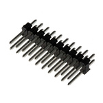 RS PRO Straight Through Hole Pin Header, 20 Contact(s), 2.54mm Pitch, 2 Row(s), Unshrouded