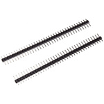 RS PRO Straight Through Hole Pin Header, 36 Contact(s), 2.54mm Pitch, 1 Row(s), Unshrouded