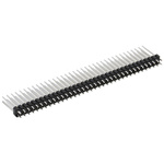 RS PRO Straight Through Hole Pin Header, 72 Contact(s), 2.54mm Pitch, 2 Row(s), Unshrouded