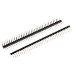 RS PRO Right Angle Through Hole Pin Header, 36 Contact(s), 2.54mm Pitch, 1 Row(s), Unshrouded
