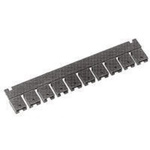 TE Connectivity, AMPMODU Shunt Female Straight Black Open Top 2 Way 1 Row 2.54mm Pitch