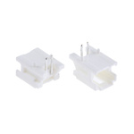 Molex MicroClasp Series Right Angle Through Hole PCB Header, 2 Contact(s), 2.0mm Pitch, 1 Row(s), Shrouded