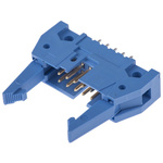TE Connectivity AMP-LATCH, 2.54mm Pitch, 10 Way, 2 Row, Straight PCB Header, Through Hole