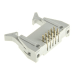 RS PRO Right Angle Through Hole PCB Header, 10 Contact(s), 2.54mm Pitch, Shrouded