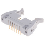 RS PRO Right Angle Through Hole PCB Header, 14 Contact(s), 2.54mm Pitch, Shrouded