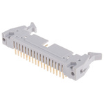 RS PRO Right Angle Through Hole PCB Header, 34 Contact(s), 2.54mm Pitch