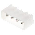 TE Connectivity Commercial MATE-N-LOK Series Straight Through Hole PCB Header, 4 Contact(s), 5.08mm Pitch, 1 Row(s),
