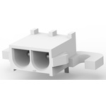 TE Connectivity Universal MATE-N-LOK Series Right Angle Through Hole PCB Header, 2 Contact(s), 6.35mm Pitch, 1 Row(s),