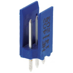 TE Connectivity AMPMODU HE14 Series Straight Through Hole PCB Header, 3 Contact(s), 2.54mm Pitch, 1 Row(s), Shrouded