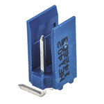 TE Connectivity AMPMODU HE14 Series Right Angle Through Hole PCB Header, 3 Contact(s), 2.54mm Pitch, 1 Row(s), Shrouded