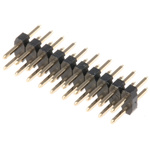 HARWIN M22 Series Straight Through Hole Pin Header, 20 Contact(s), 2.0mm Pitch, 2 Row(s), Unshrouded