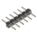 HARWIN M22 Series Straight Through Hole Pin Header, 6 Contact(s), 2.0mm Pitch, 1 Row(s), Unshrouded