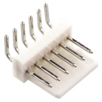 Molex KK 254 Series Right Angle Through Hole Pin Header, 6 Contact(s), 2.54mm Pitch, 1 Row(s), Unshrouded
