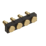 RS PRO Straight Through Hole PCB Connector, 4 Contact(s), 2.54mm Pitch, 1 Row(s), Unshrouded