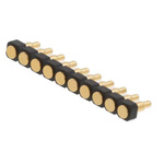 RS PRO Straight Through Hole PCB Connector, 10 Contact(s), 2.54mm Pitch, 1 Row(s), Unshrouded