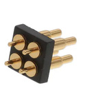 RS PRO Straight Through Hole PCB Connector, 4 Contact(s), 2.54mm Pitch, 2 Row(s), Unshrouded