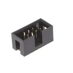 RS PRO Vertical PCB Header, 8 Contact(s), 2.54mm Pitch, 2 Row(s), Shrouded