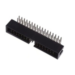 RS PRO Right Angle PCB Header, 34 Contact(s), 2.54mm Pitch, 2 Row(s), Shrouded