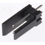 Stelvio Kontek 475 Series Straight Through Hole PCB Header, 2 Contact(s), 2.54mm Pitch, 1 Row(s), Shrouded