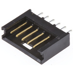 TE Connectivity AMPMODU MOD II Series Straight Through Hole PCB Header, 6 Contact(s), 2.54mm Pitch, 1 Row(s), Shrouded
