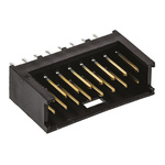 TE Connectivity AMPMODU MOD II Series Straight Through Hole PCB Header, 16 Contact(s), 2.54mm Pitch, 2 Row(s), Shrouded