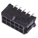Molex Micro-Fit 3.0 Series Straight Through Hole PCB Header, 10 Contact(s), 3.0mm Pitch, 2 Row(s), Shrouded