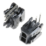 Molex 43045 Series Straight Through Hole PCB Header, 2 Contact(s), 3mm Pitch, 1 Row(s), Shrouded